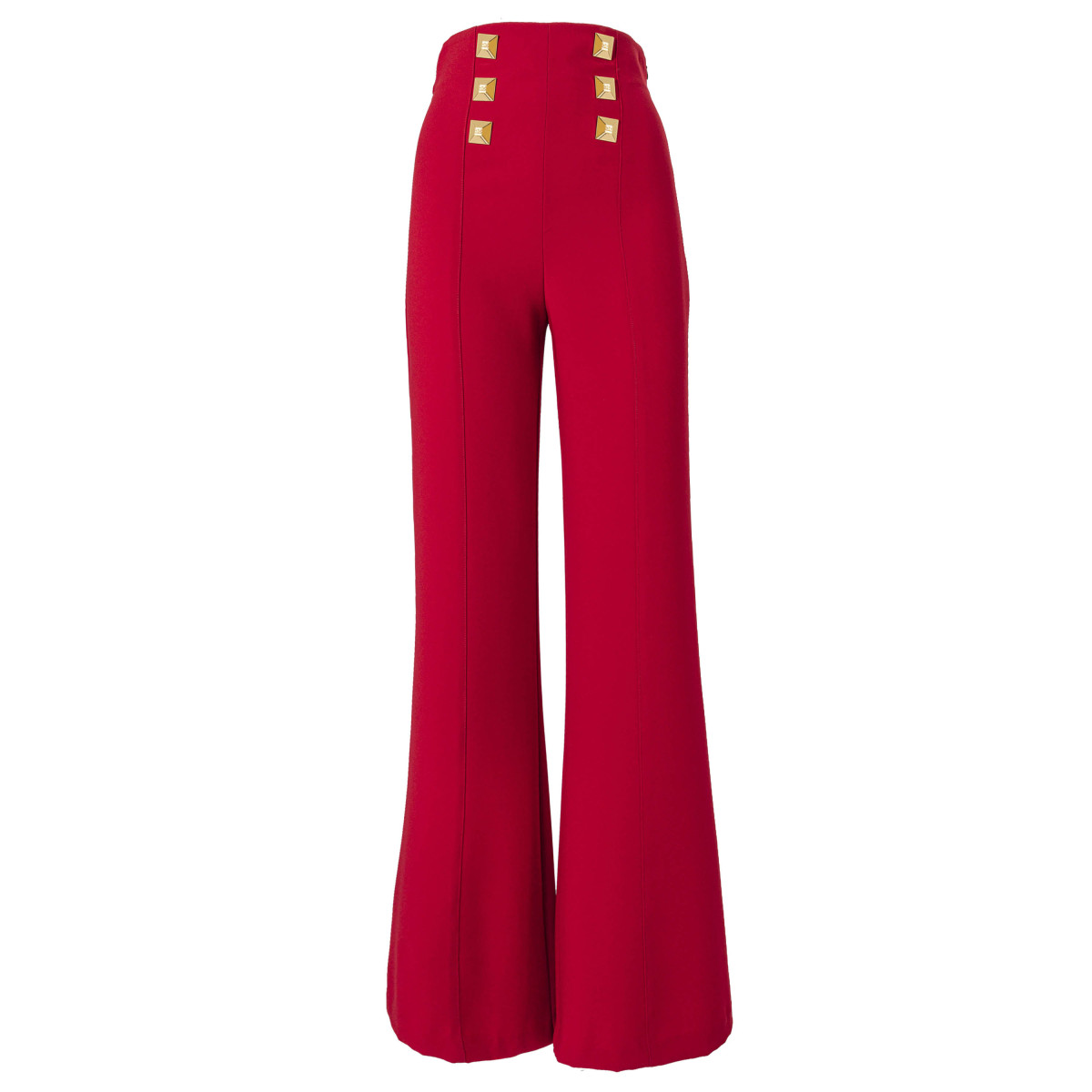PANTALONE A PALAZZO CON MAXI BORCHIE