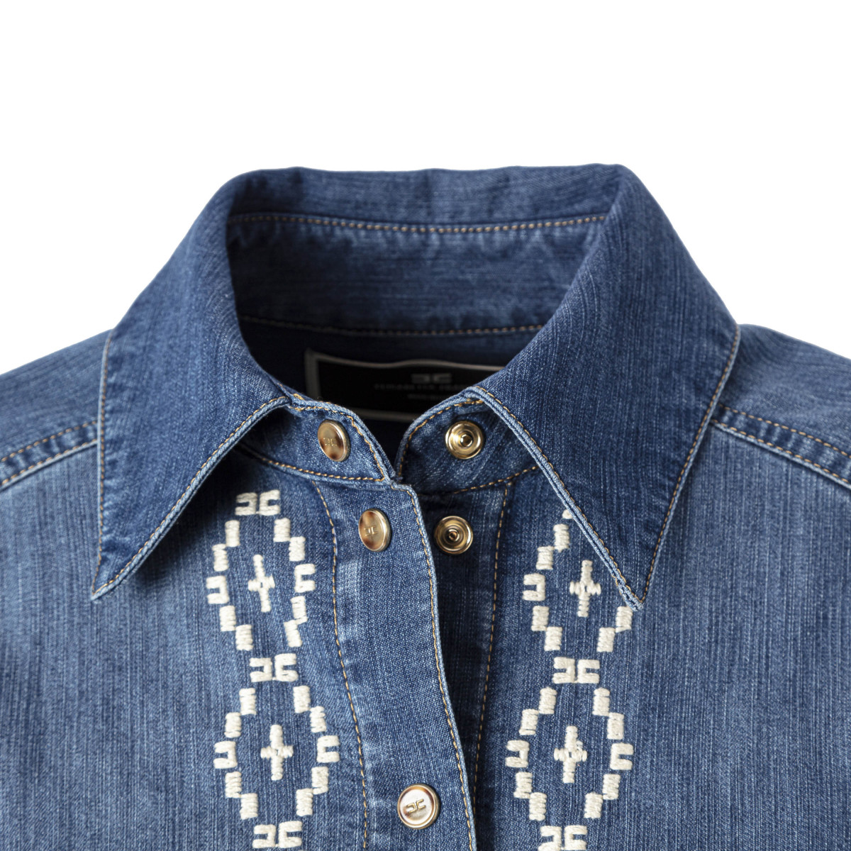 CAMICIA IN JEANS ELISABETTA FRANCHI CJ25S31E2