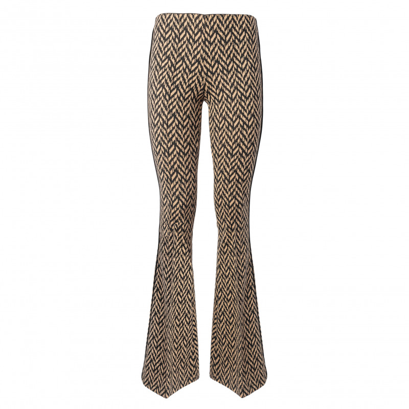 PANTALONE A ZAMPA IN FANTASIA PANTALONE A ZAMPA IN FANTASIA