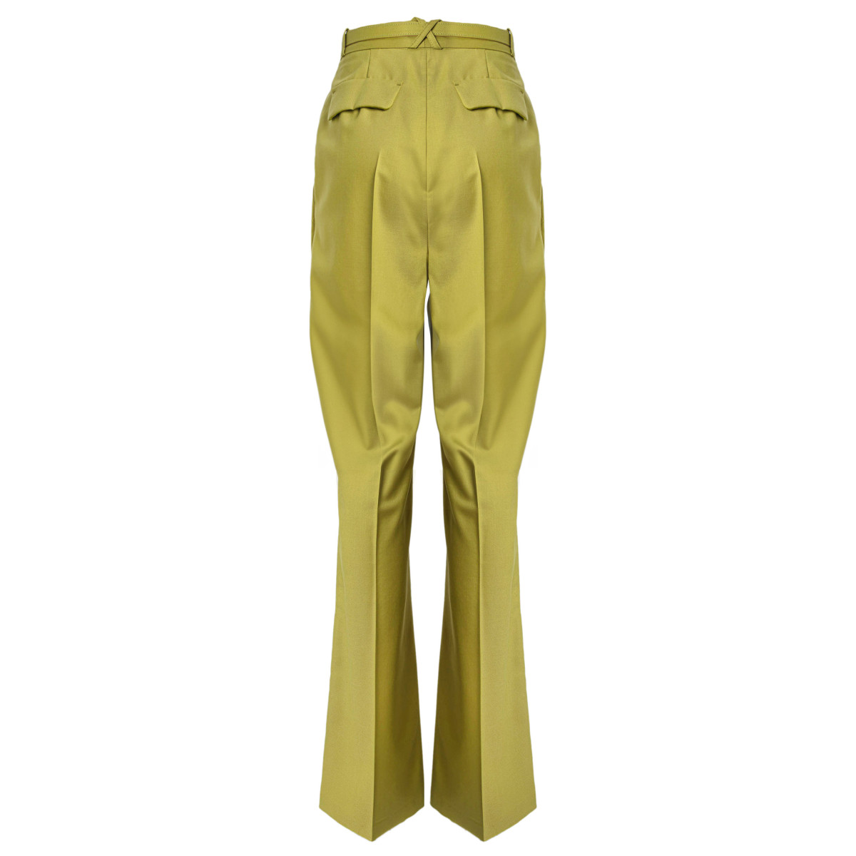 PANTALONE IN FRESCO LANA CON CINTURA