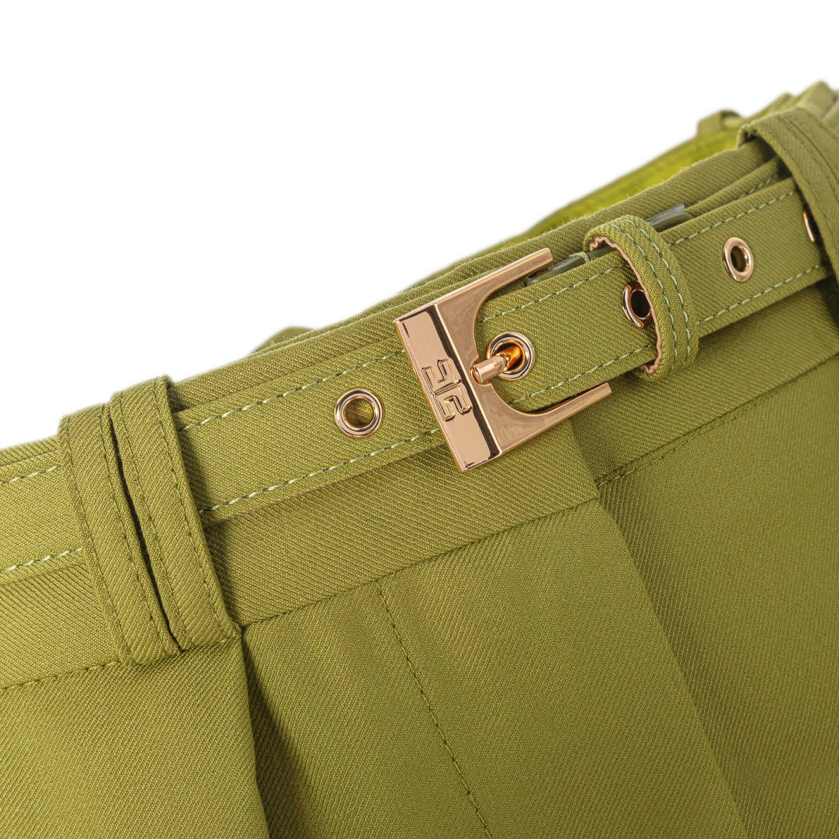 PANTALONE IN FRESCO LANA CON CINTURA