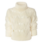 MAGLIA COLLO ALTO TRAFORATA