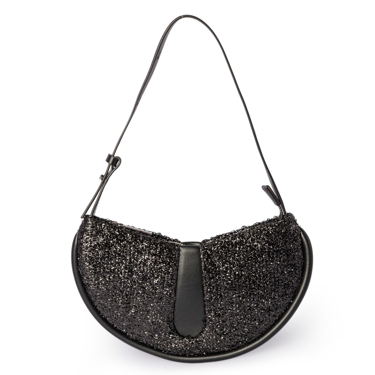 BORSA A SPALLA IN MATERIALE RICICLATO
