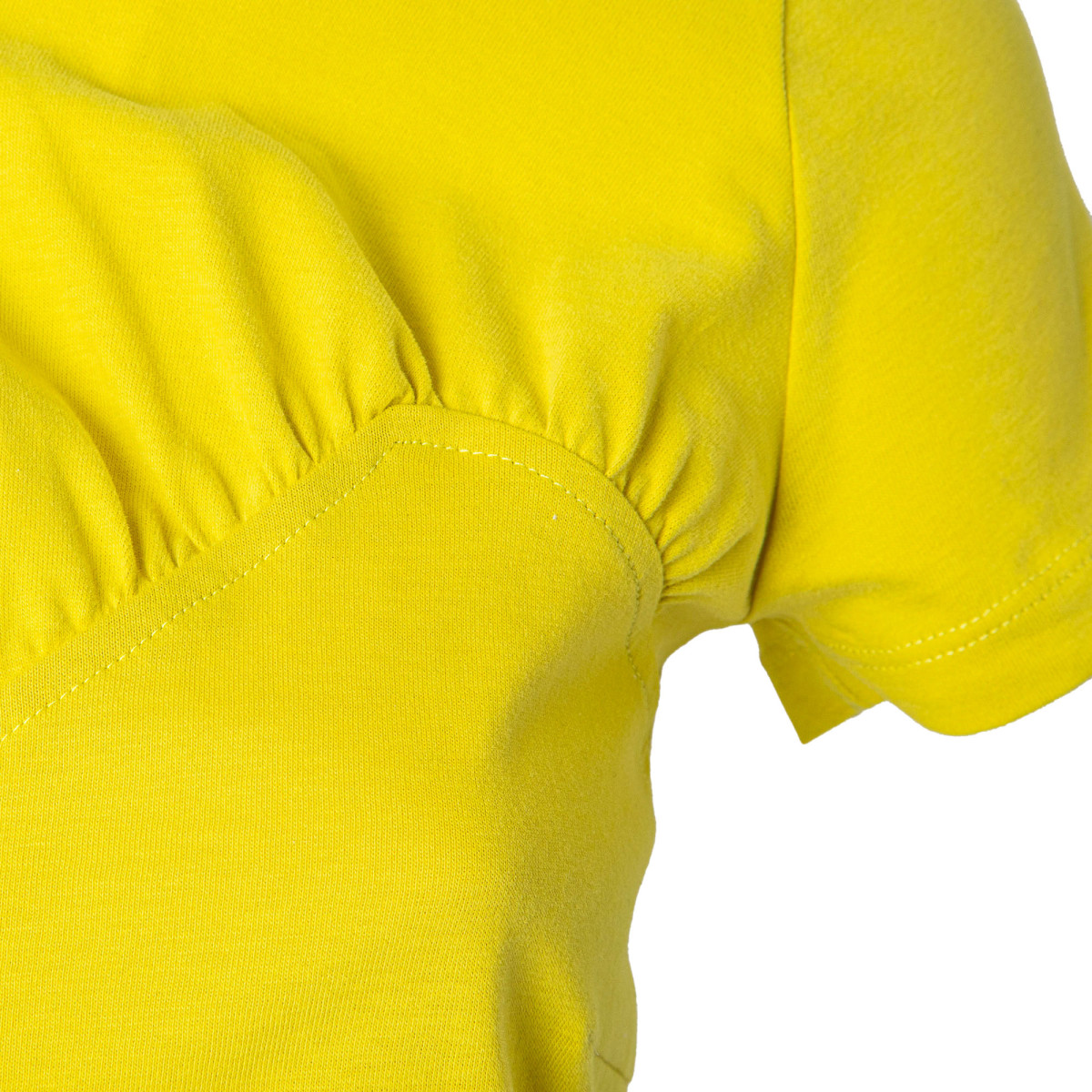 T-SHIRT IN JERSEY CON ARRICCIO