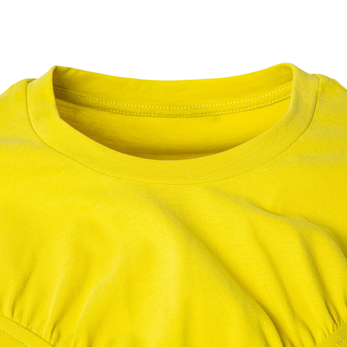 T-SHIRT IN JERSEY CON ARRICCIO
