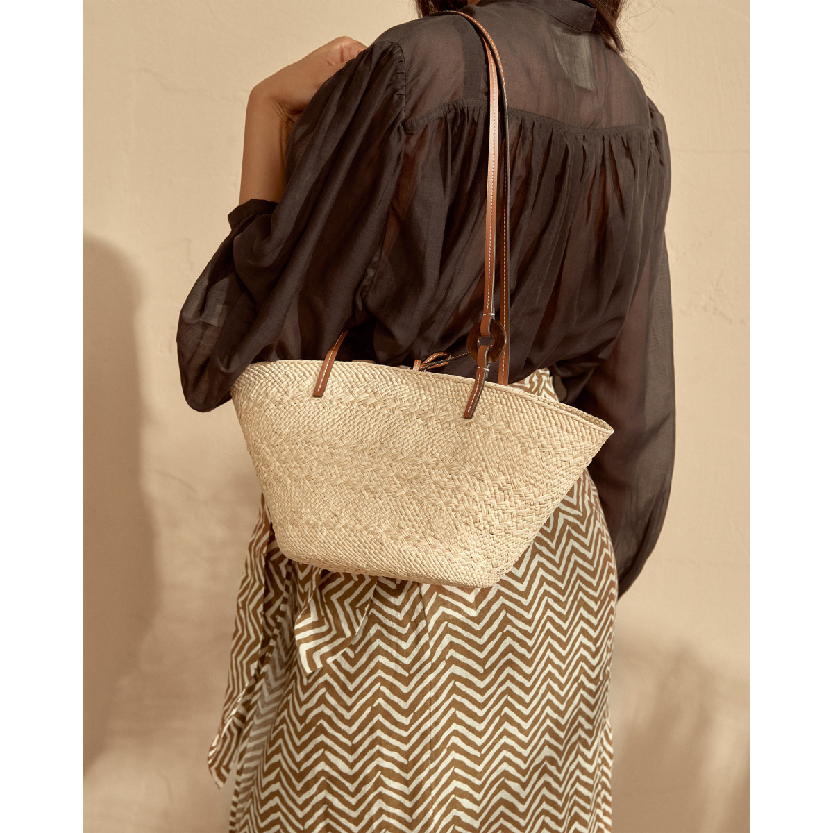 BORSA IN RAFFIA NATURALE