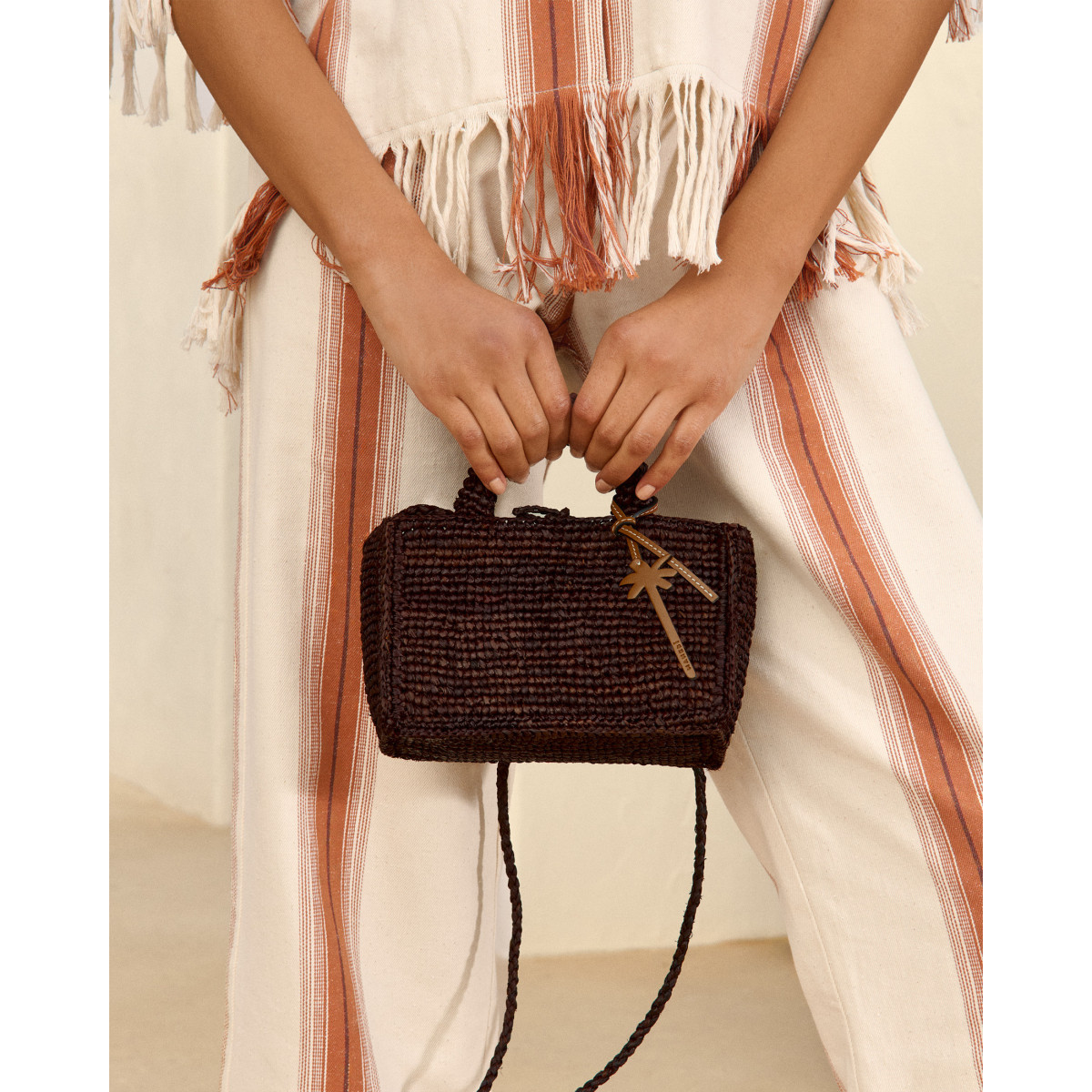 BORSA IN RAFFIA NATURALE