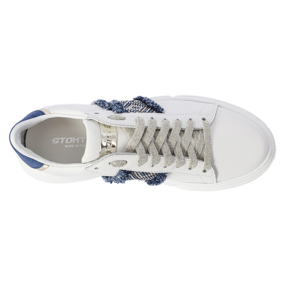 SNEAKERS CON DETTAGLI DENIM