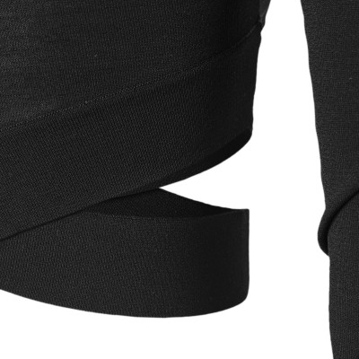 MAGLIA CROPPED MANICHE LUNGHE