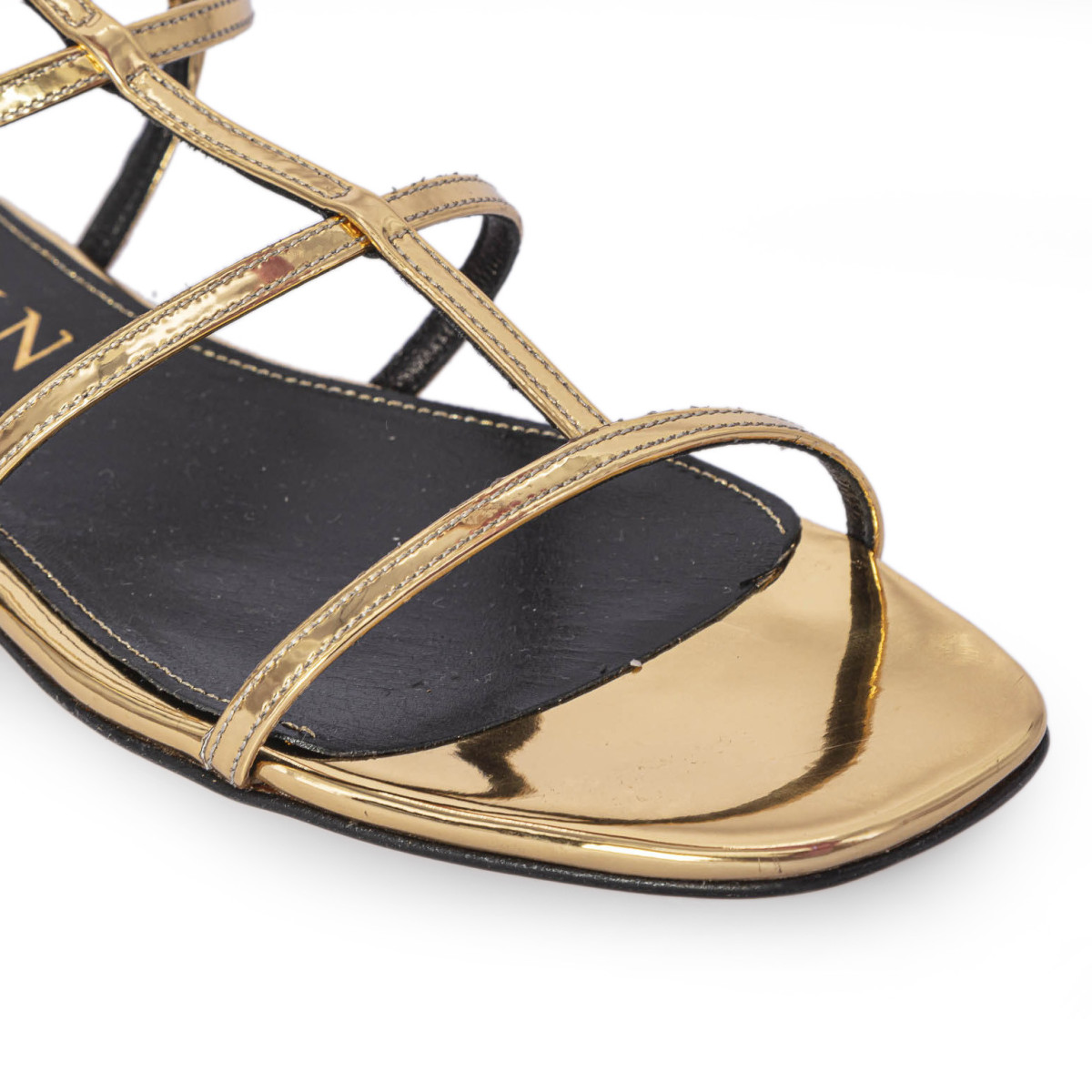 SANDALI FLAT METALLIZZATI
