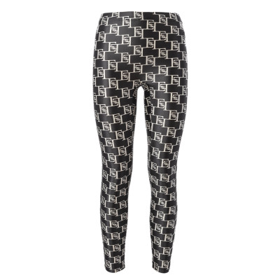 LEGGINGS IN LYCRA STAMPA LOGO