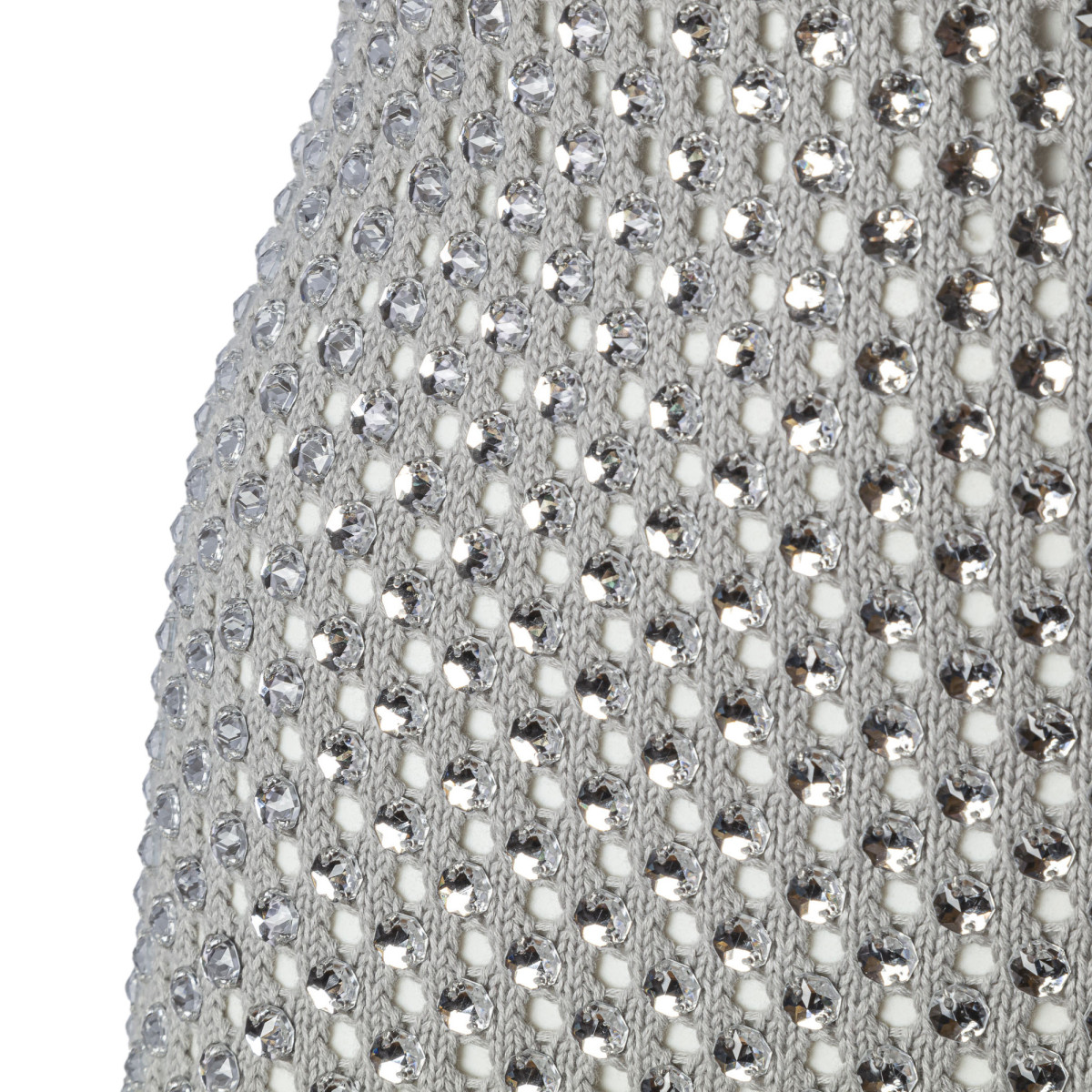 ABITO LUNGO PUNTO RETE CON STRASS