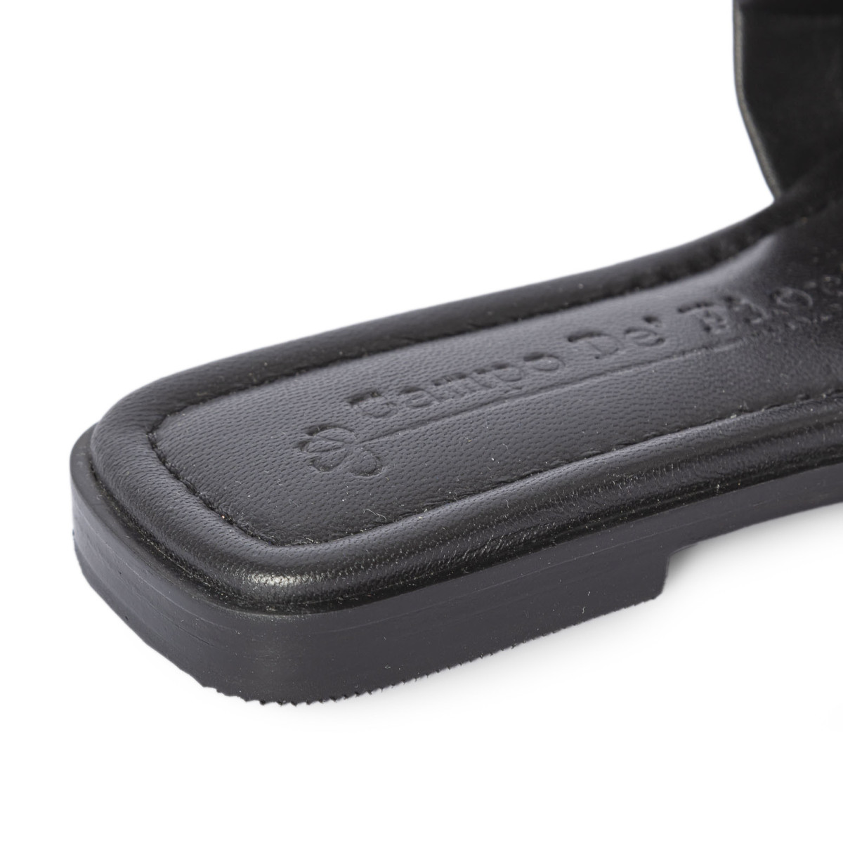 CIABATTINE FLAT CON FASCIONE IN PELLE INTRECCIATA