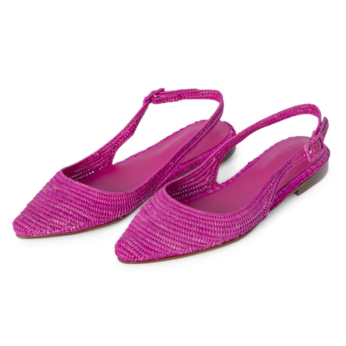 CHANEL FLAT IN RAFIA