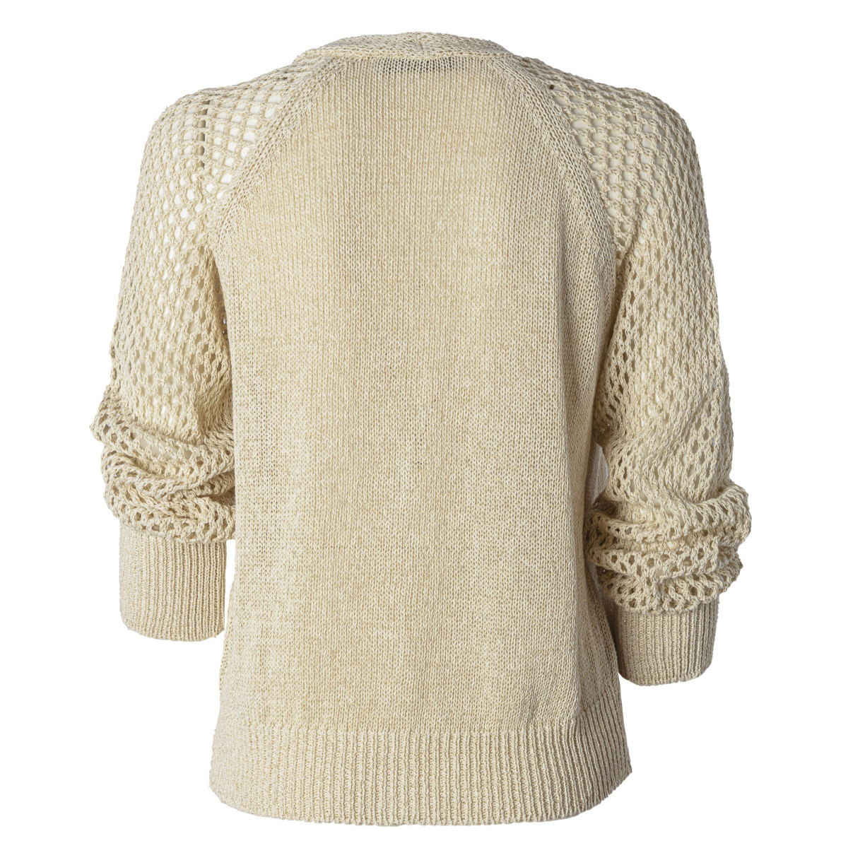 CARDIGAN CON LAVORAZIONE A RETE