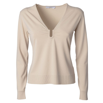 MAGLIA CON SCOLLO A V