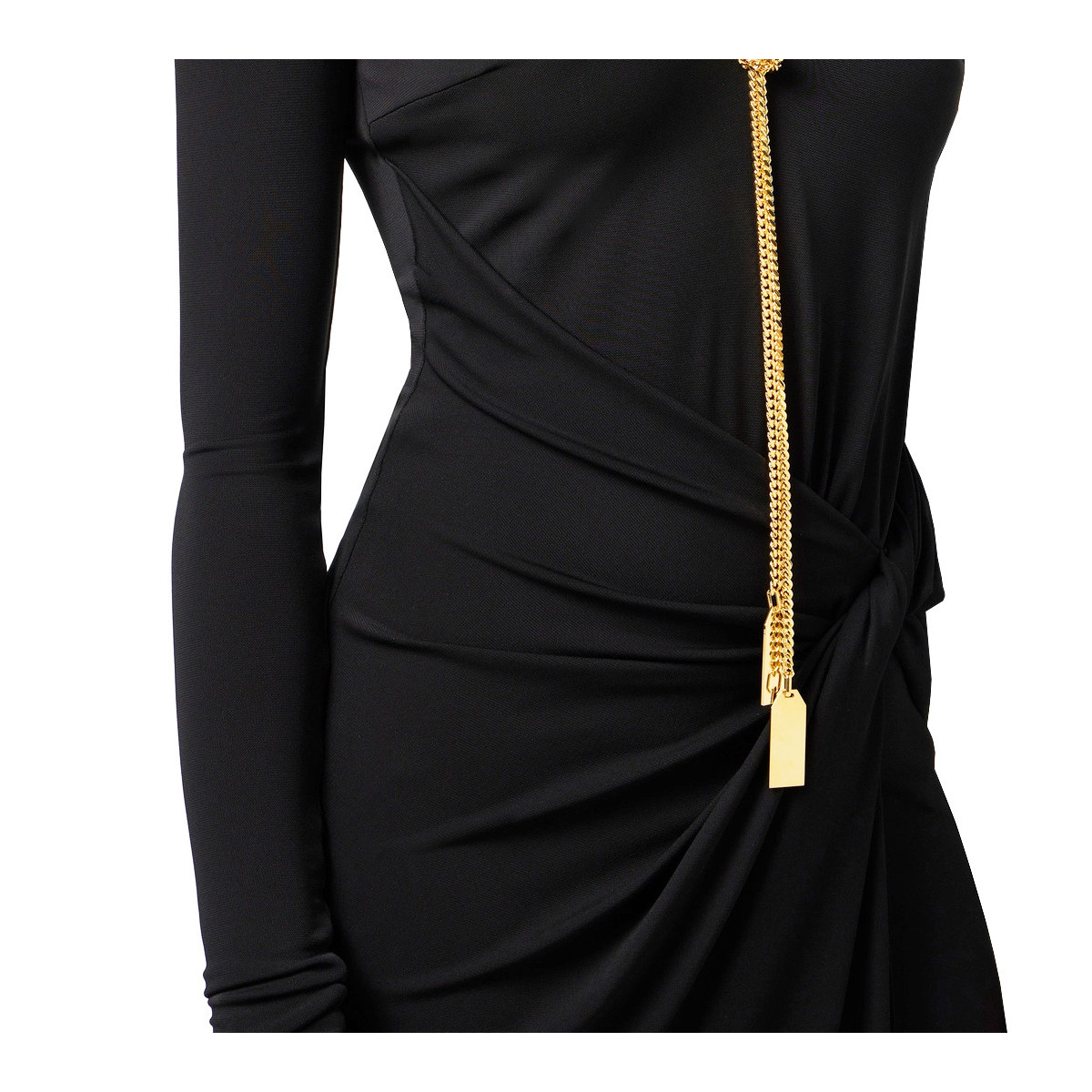 ABITO MIDI IN JERSEY CON COLLANA