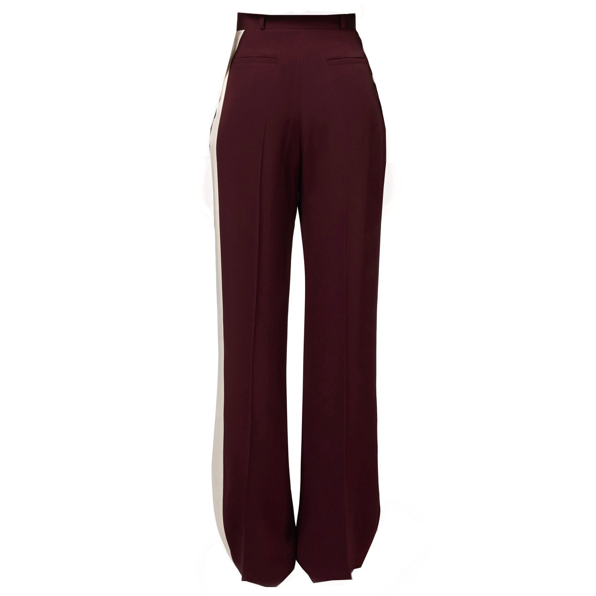PANTALONE DRITTO CON BANDE BICOLOR