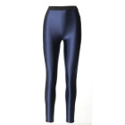 LEGGINGS IN LYCRA LUCIDA CON ELASTICO LOGATO