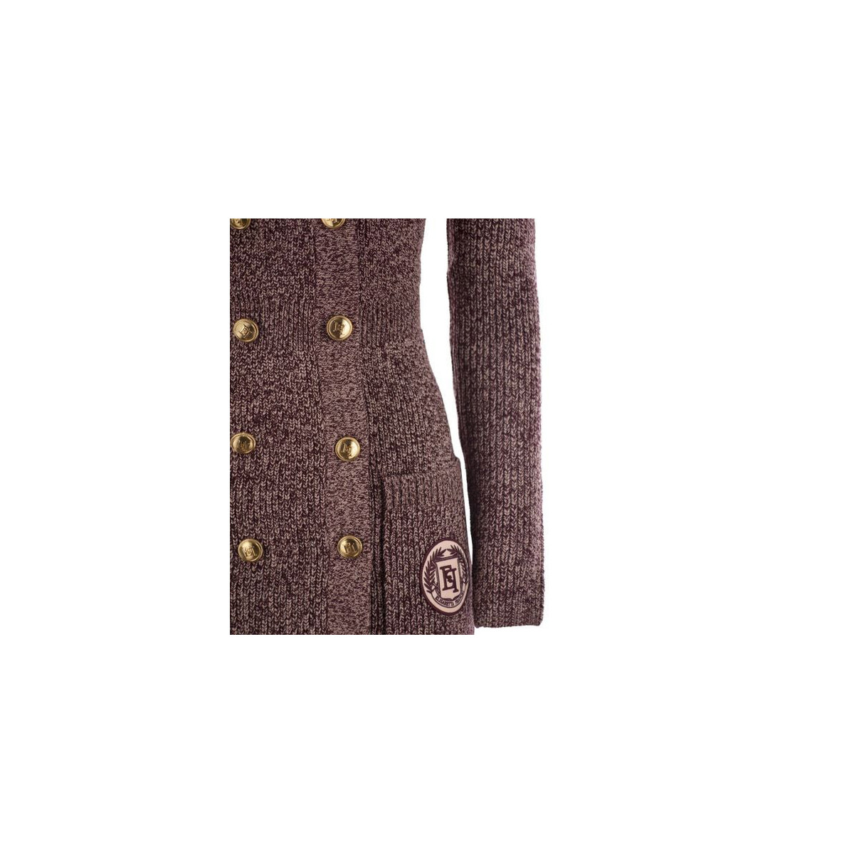 ROBE MANTEAU DOPPIOPETTO IN LANA MOULINè