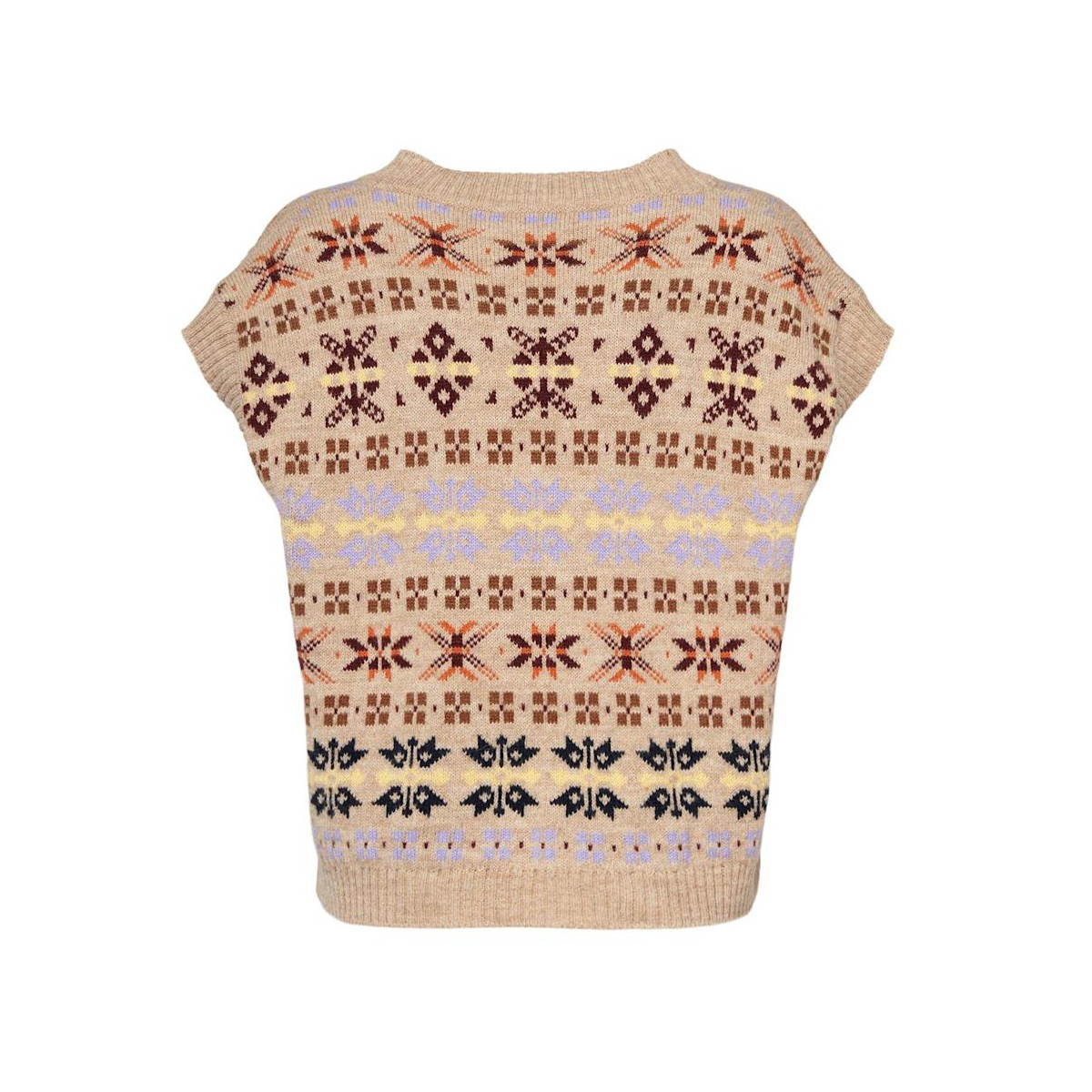 GILET IN ALPACA E LANA