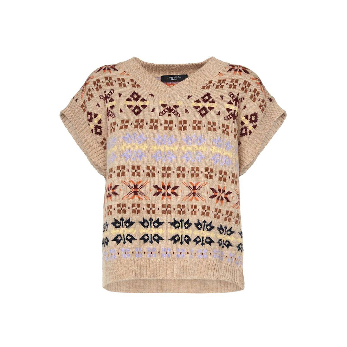 GILET IN ALPACA E LANA