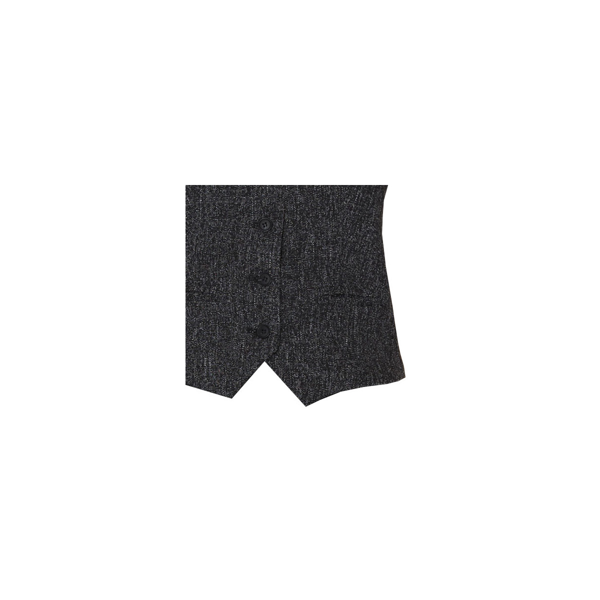 GILET MONOPETTO NERO