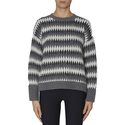 MAGLIA JACQUARD GIROCOLLO