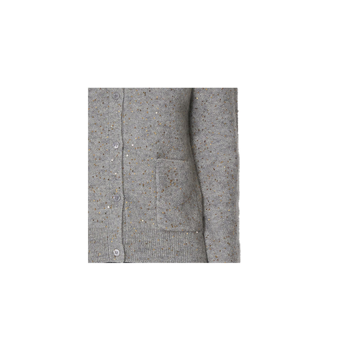 CARDIGAN MISTO LANA CON PAILETTES