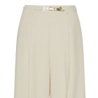 PANTALONE LARGO CON FIBBIA IN METALLO DORATO
