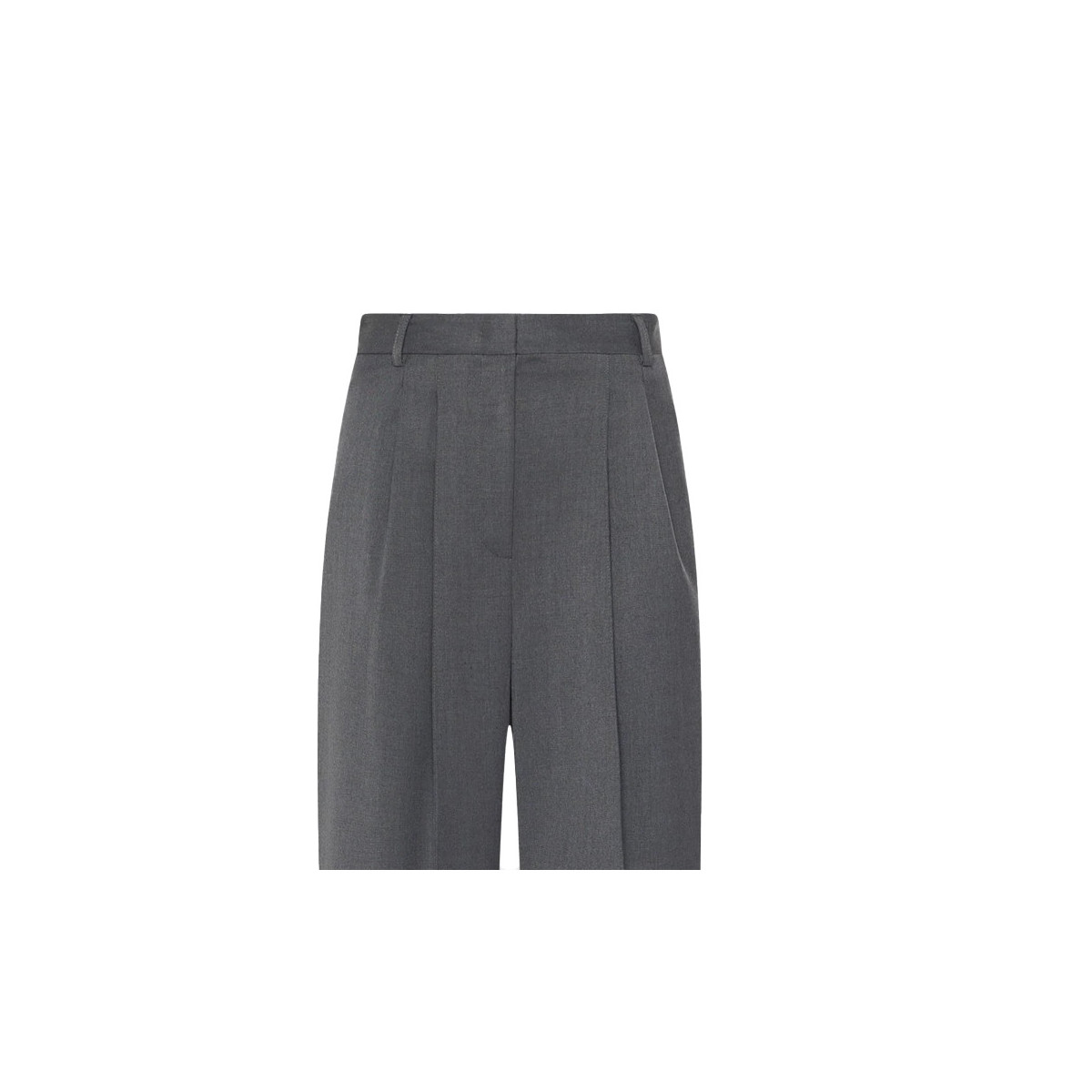 PANTALONE LARGO CON DOPPIA PINCES FRONTALE