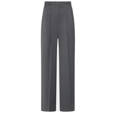 PANTALONE LARGO CON DOPPIA PINCES FRONTALE