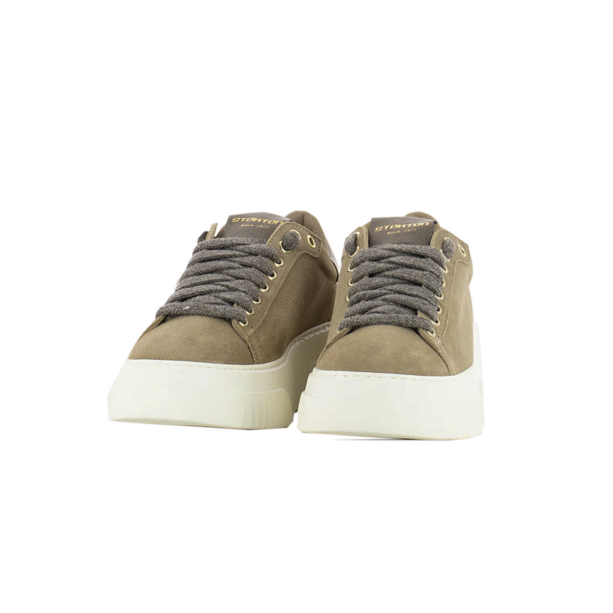 SNEAKERS IN PELLE SCAMOSCIATA