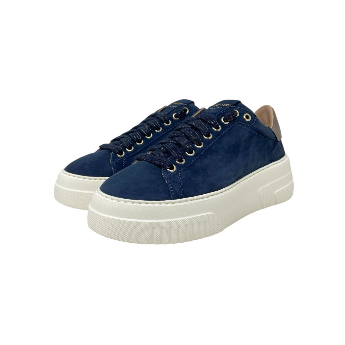 SNEAKERS IN PELLE SCAMOSCIATA