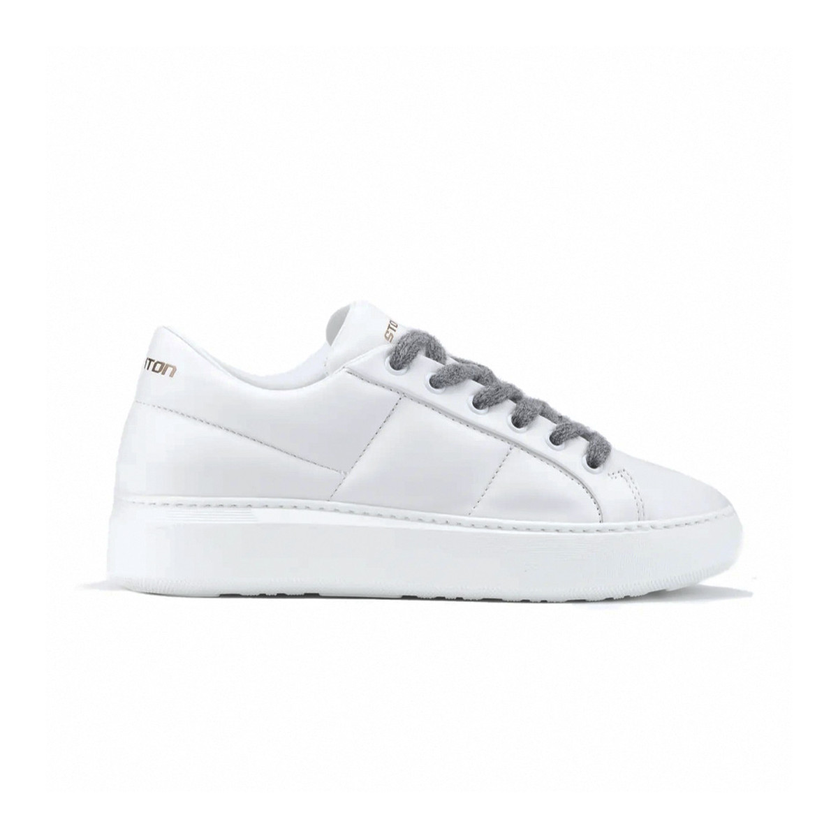 SNEAKERS IN PELLE TRAPUNTATA