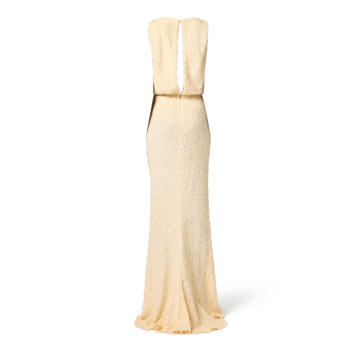 ABITO RED CARPET IN PAILETTES CON DETTAGLI LOGO