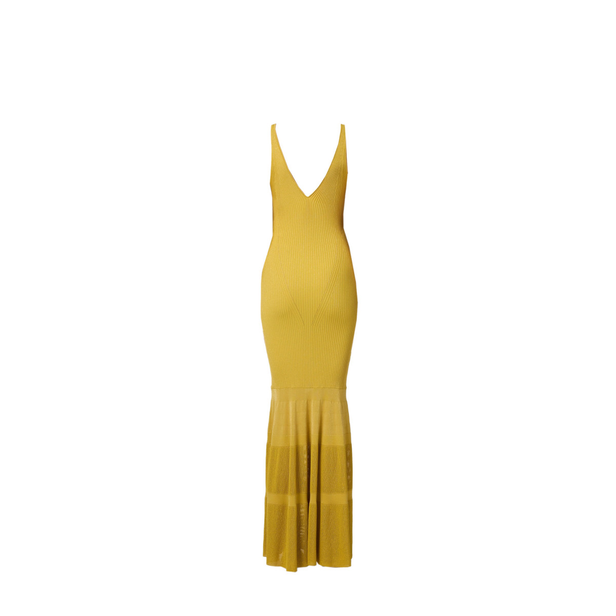 ABITO RED CARPET IN MAGLIA LUREX CON BALZA