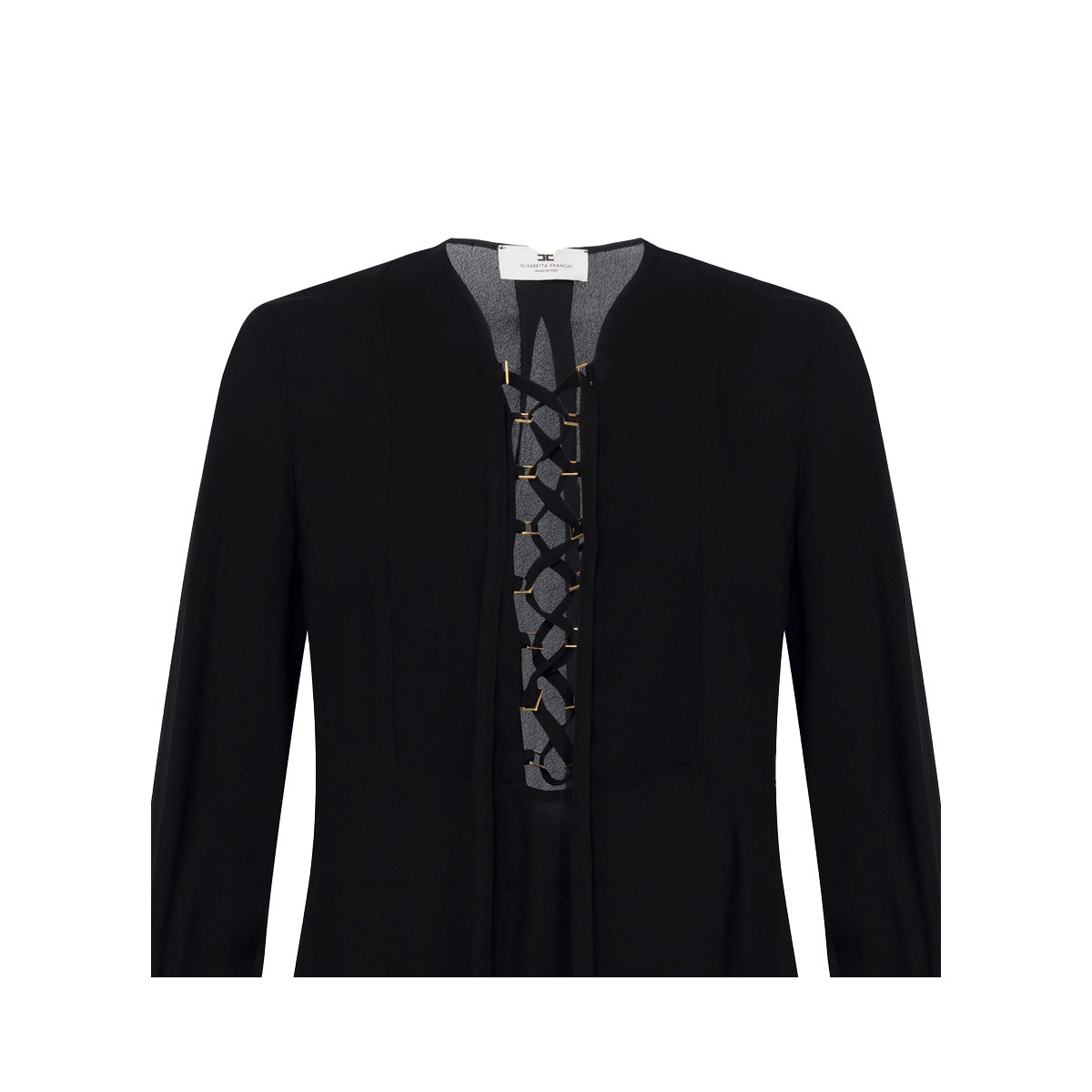 BLUSA IN GEORGETTE CON LACCI