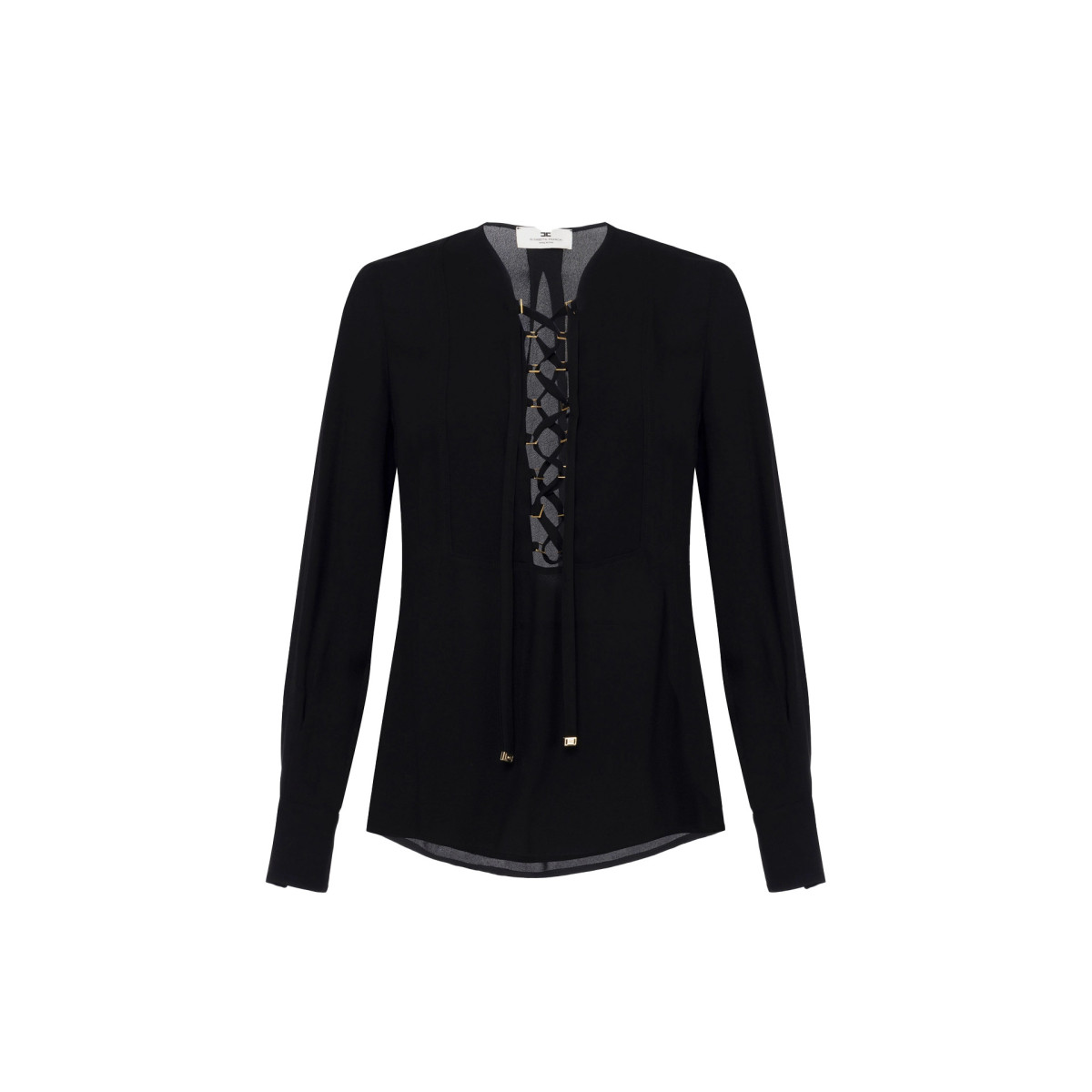 BLUSA IN GEORGETTE CON LACCI