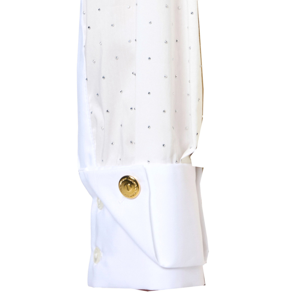 CAMICIA OVER IN POPELINE CON STRASS