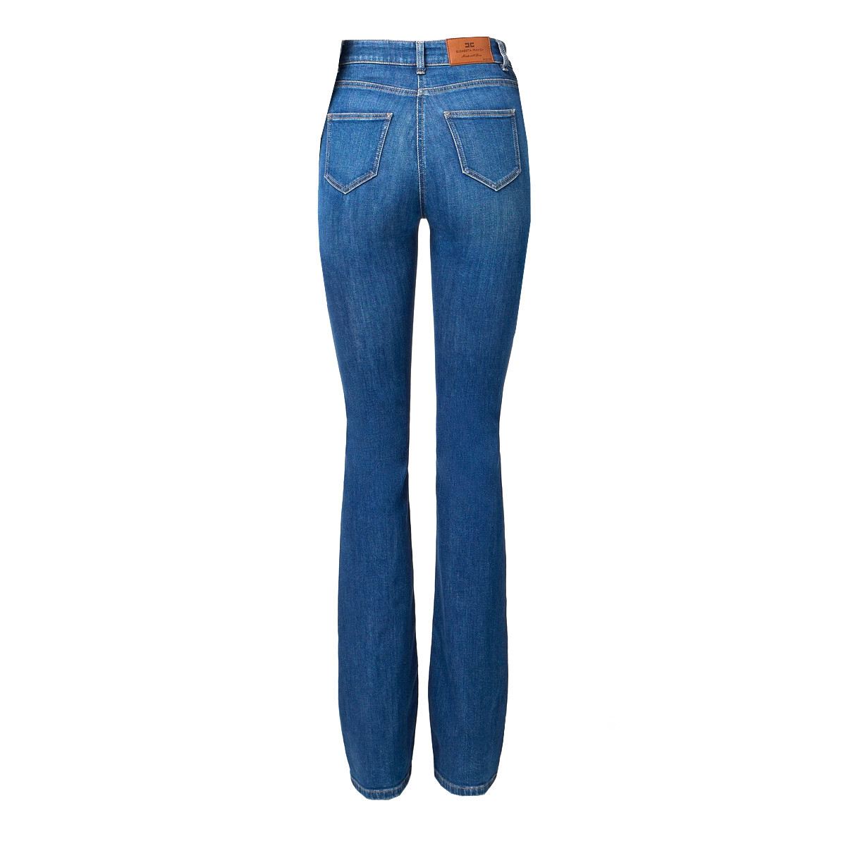 JEANS CON TASCHINI CON DECORAZIONI FIOCCHI