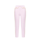 PANTALONE CON PIPING A CONTRASTO