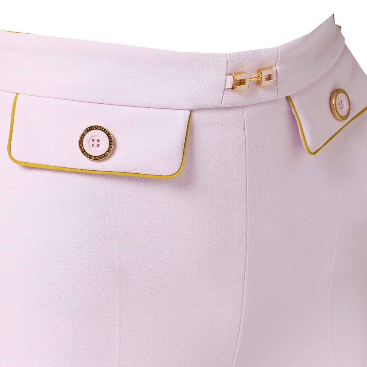 PANTALONE CON PIPING A CONTRASTO