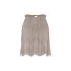 CROP TOP IN MAGLIA A PUNTO ZIG ZAG