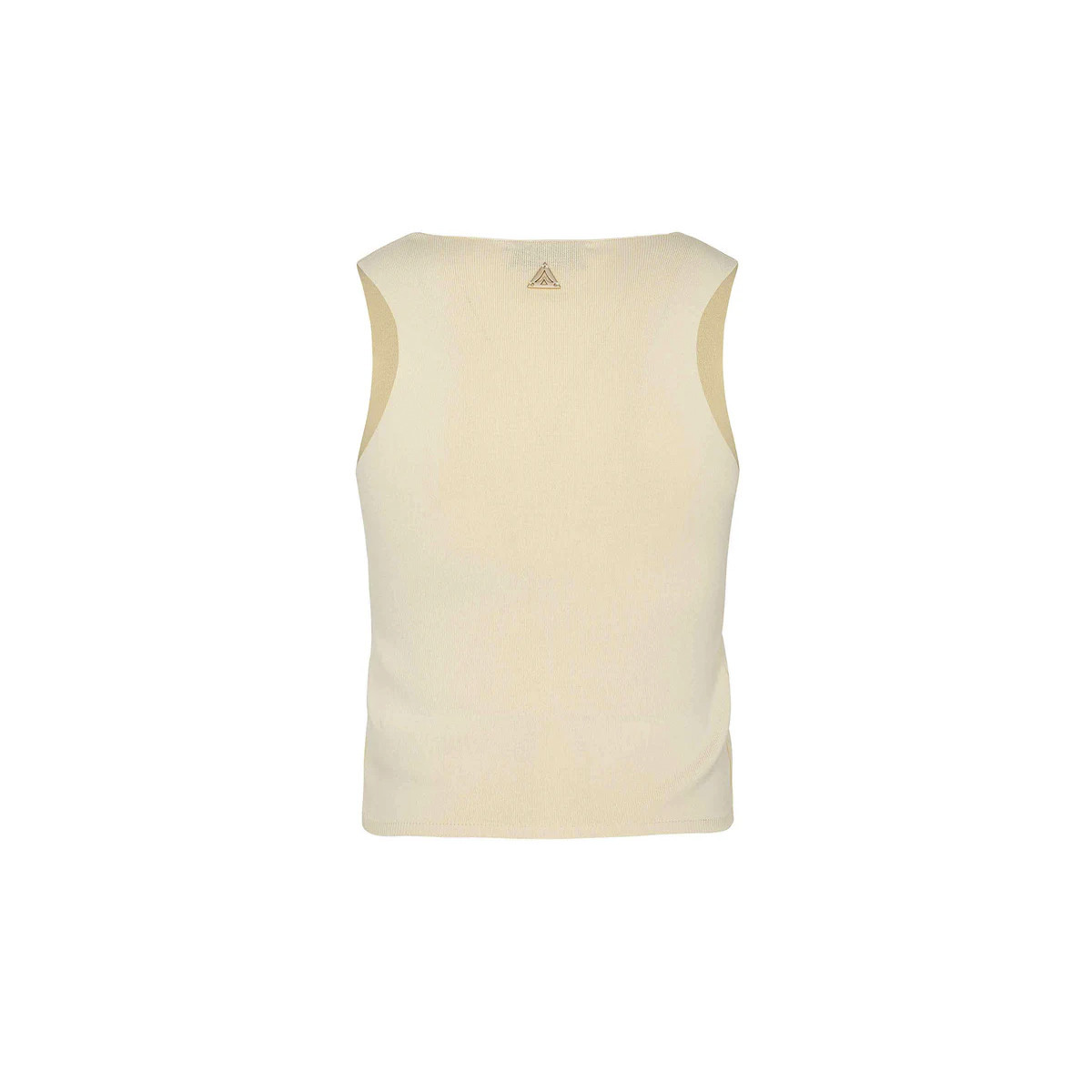 CANOTTA IN MAGLIA CON SCOLLO QUADRATO