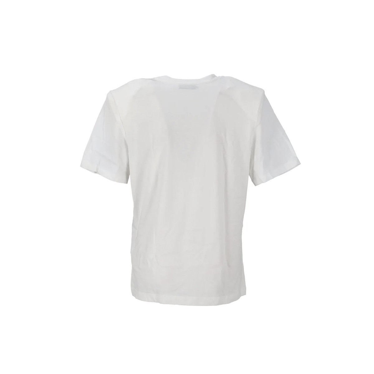 T-SHIRT MA ANICHE CORTE CON RICAMO LOGO