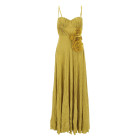 ABITO RED CARPET IN JERSEY LUREX CON FIORE APPLICATO