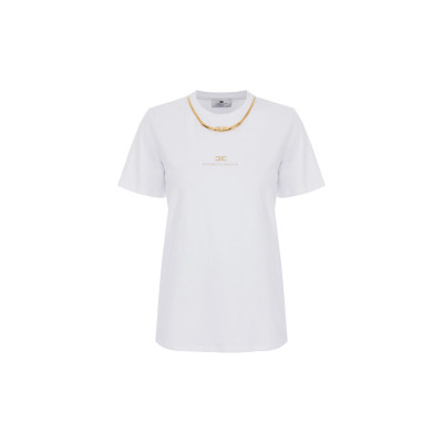 TSHIRT IN JERSEY DI COTONE CON COLLANA
