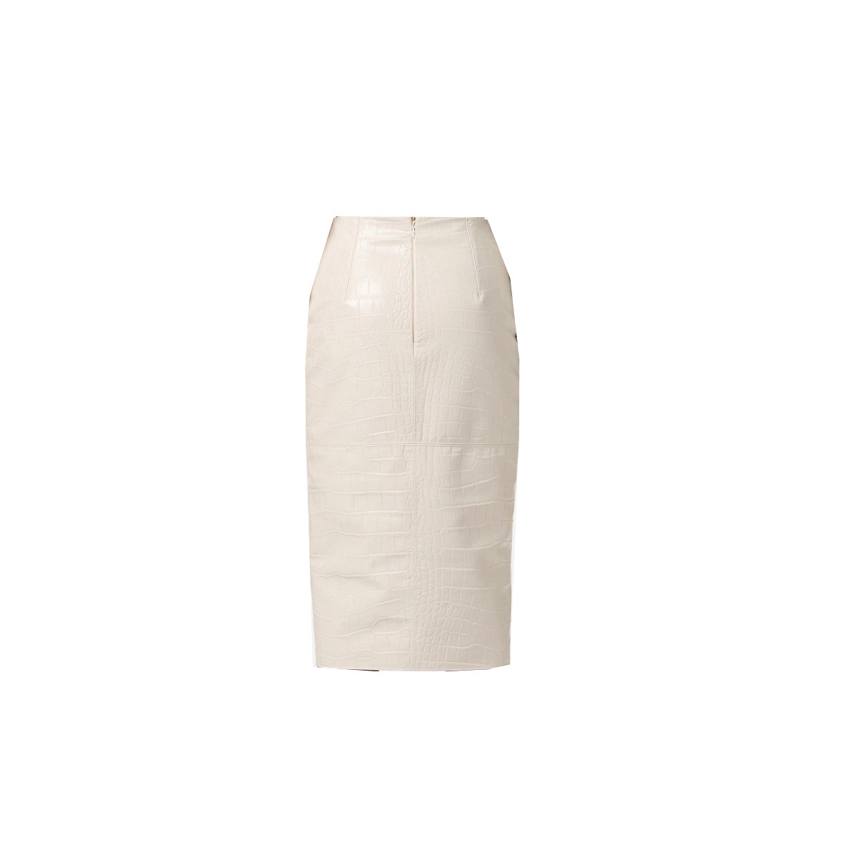 GONNA CON TEXTURE STAMPA COCCO