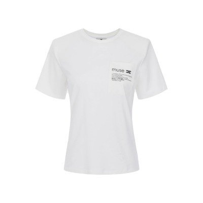 T-SHIRT IN COTONE CON TASCHINO
